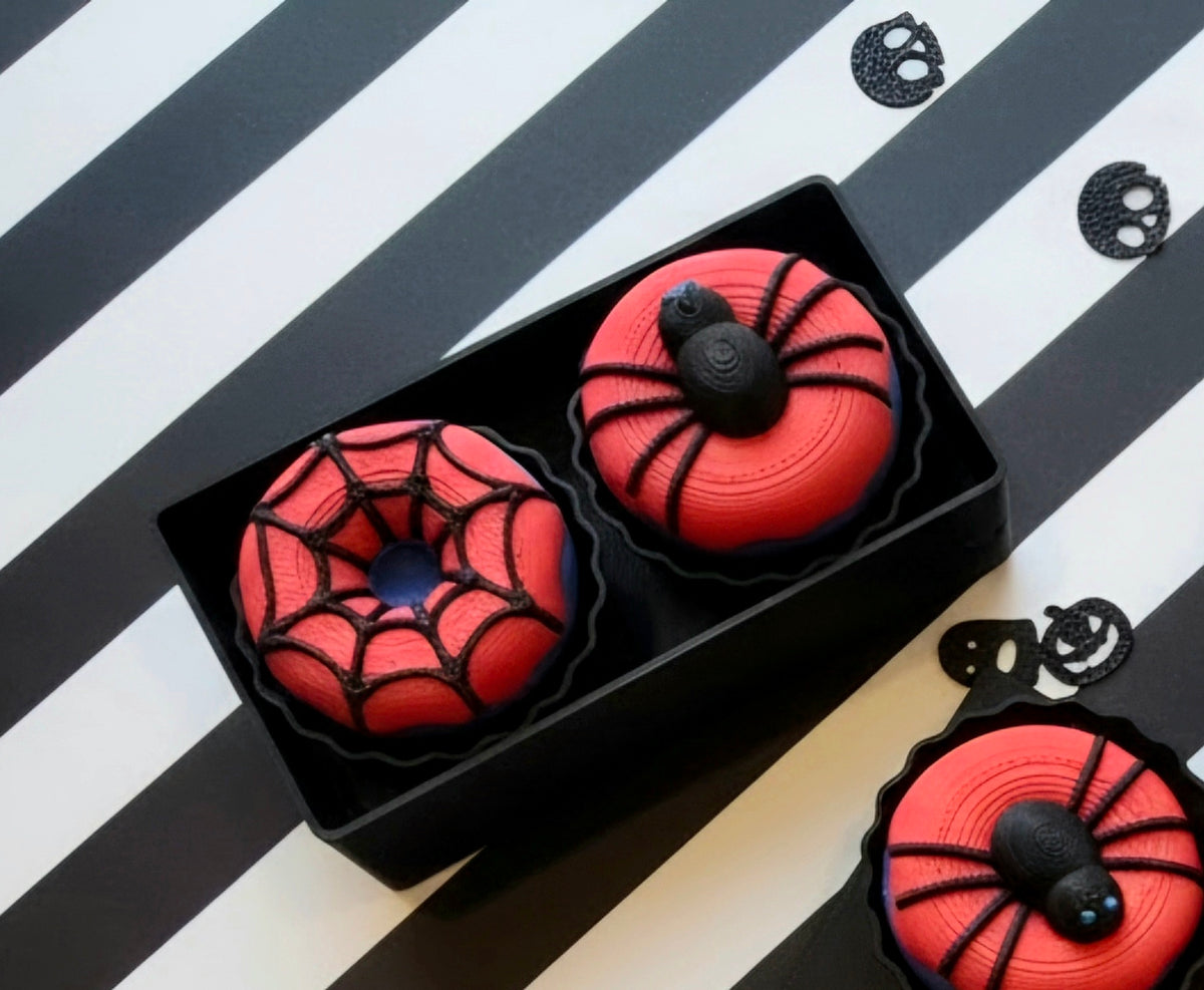 Halloween Donut Fidget Keychain Spiderman 2 pack